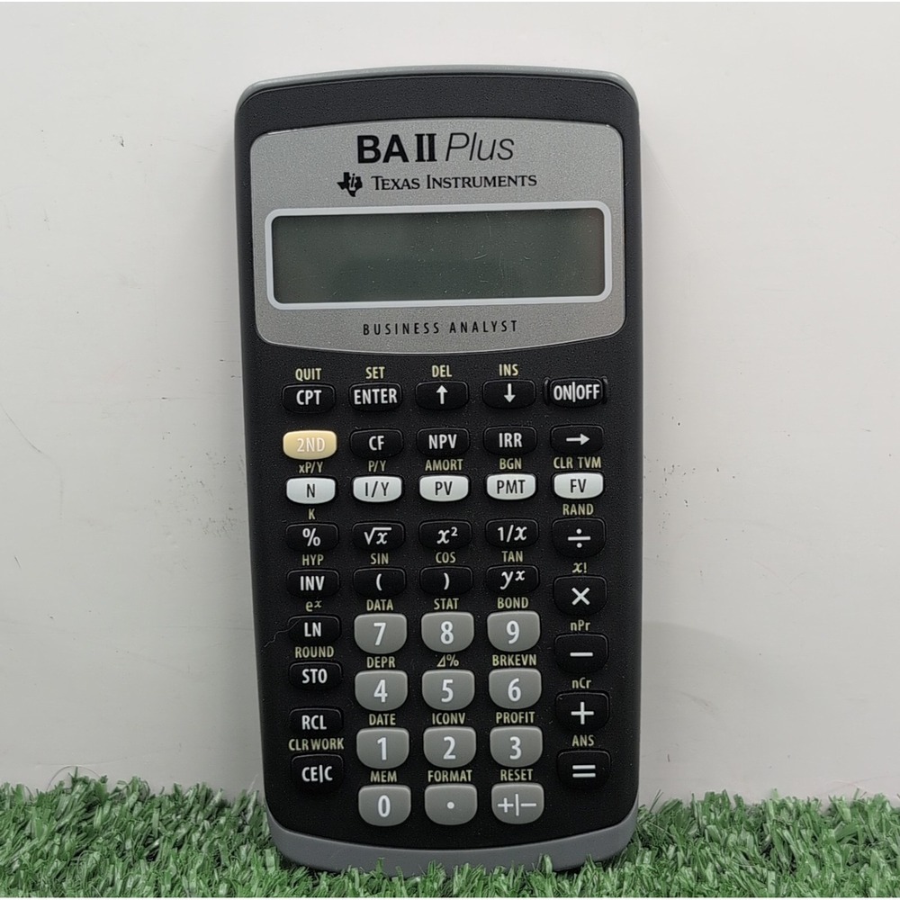 TEXBAIIPLUS - Texas Instruments BA-II Plus Adv. Financial Calculator